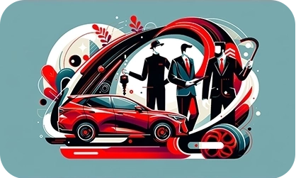 pessoas a alugar de carros