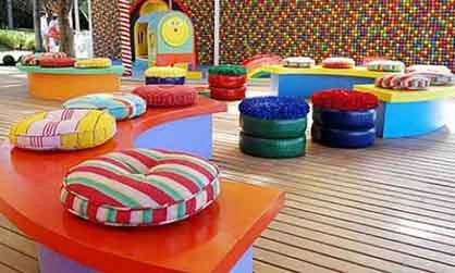 sala com cores
