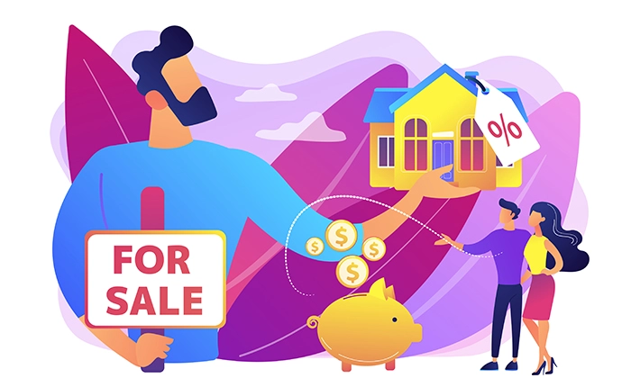 vendedores ilustrados