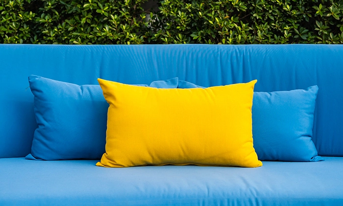 sofa no terraço